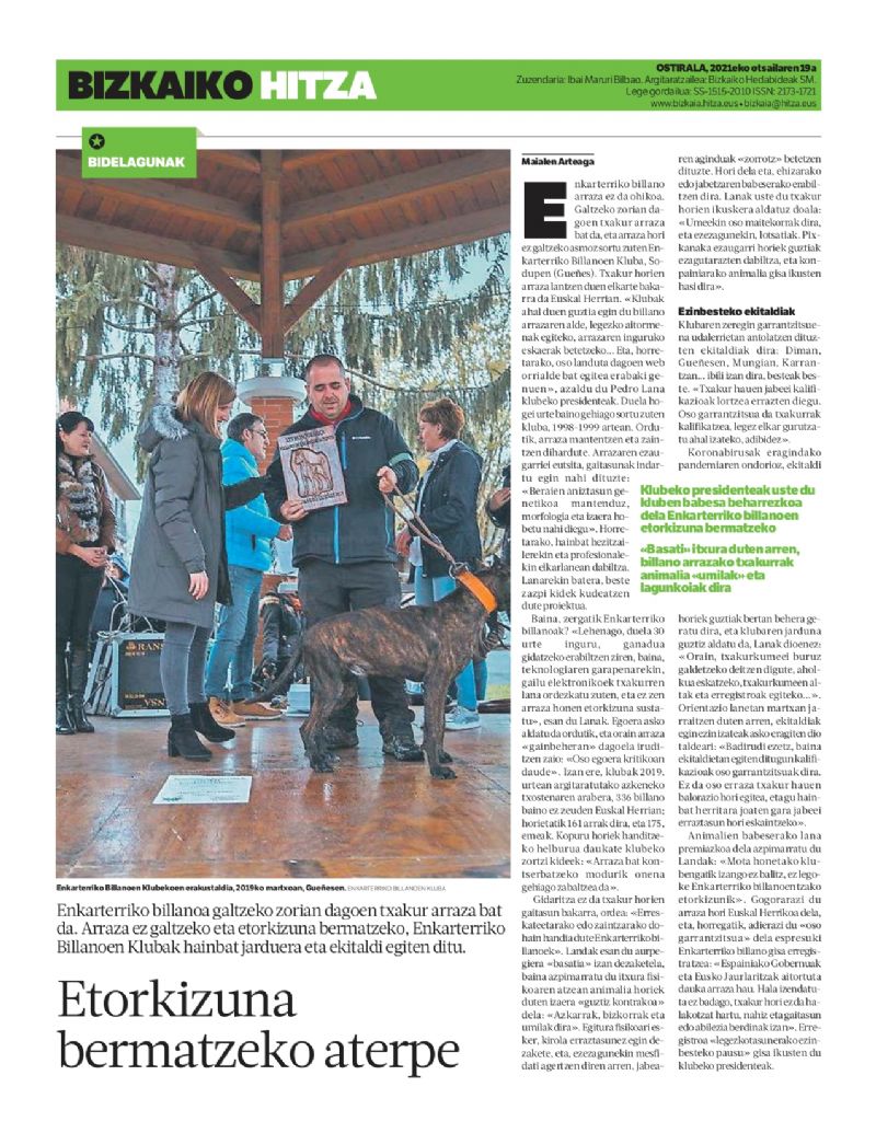 ETORKIZUNA BERMATZEKO ATERPEA